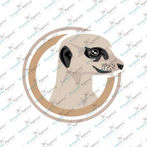 Meerkat Head Illustration