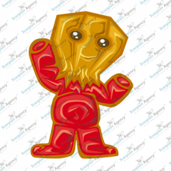 Bag Head Gummy Mascot