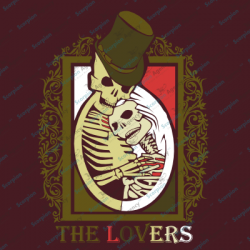 Lovers Skeleton Mascot